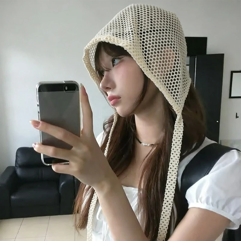 Korean Solid Color Breathable Mesh Pullover Hats for Women Spring and Summer Travel Versatile Atmosphere Niche Lace-up Beanies
Korean Solid Color Breathable Mesh Pullover Hats for Women Spring and Summer Travel Versatile Atmosphere Niche Lace-up Beanies
