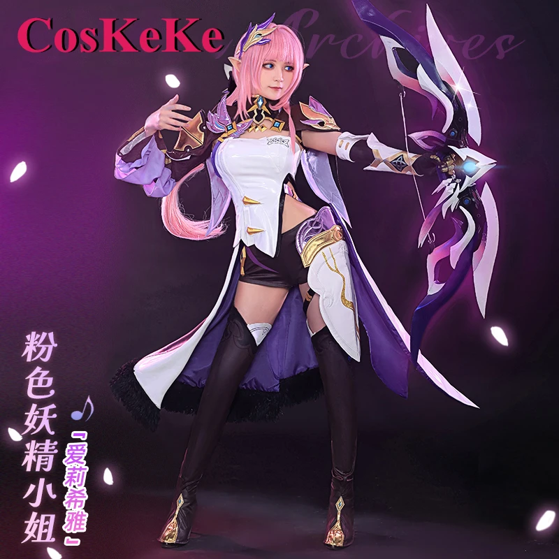 CosKeKe Elysia Косплей Аниме Игра Honkai Impact 3, костюм Мисс Розовый, элегантное боевое платье, одежда для ролевых игр на Хэллоуин, S-XL
CosKeKe Elysia Косплей Аниме Игра Honkai Impact 3, костюм Мисс Розовый, элегантное боевое платье, одежда для ролевых игр на Хэллоуин, S-XL