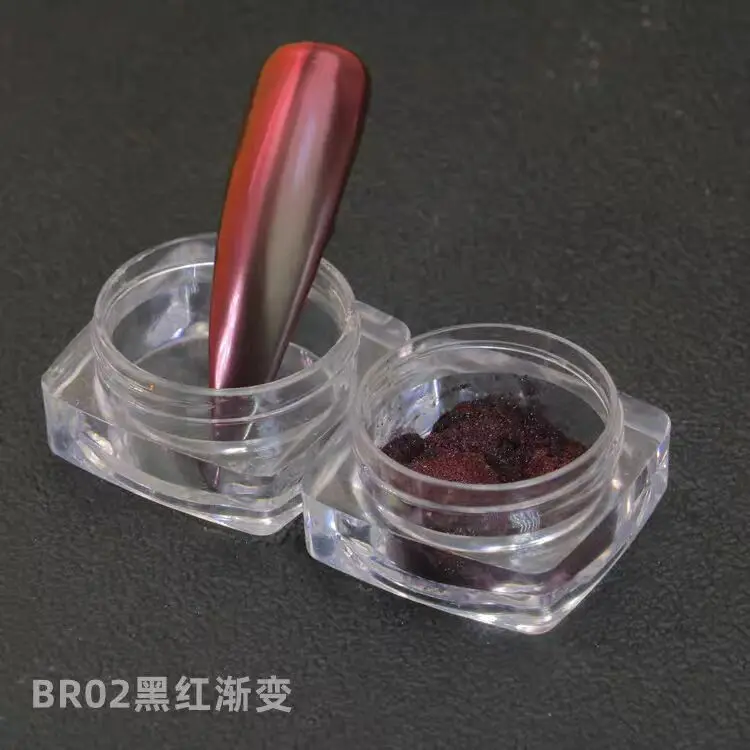 0.25g Black Red Mirror Chrome Nail Pigment Powder
0.25g Black Red Mirror Chrome Nail Pigment Powder