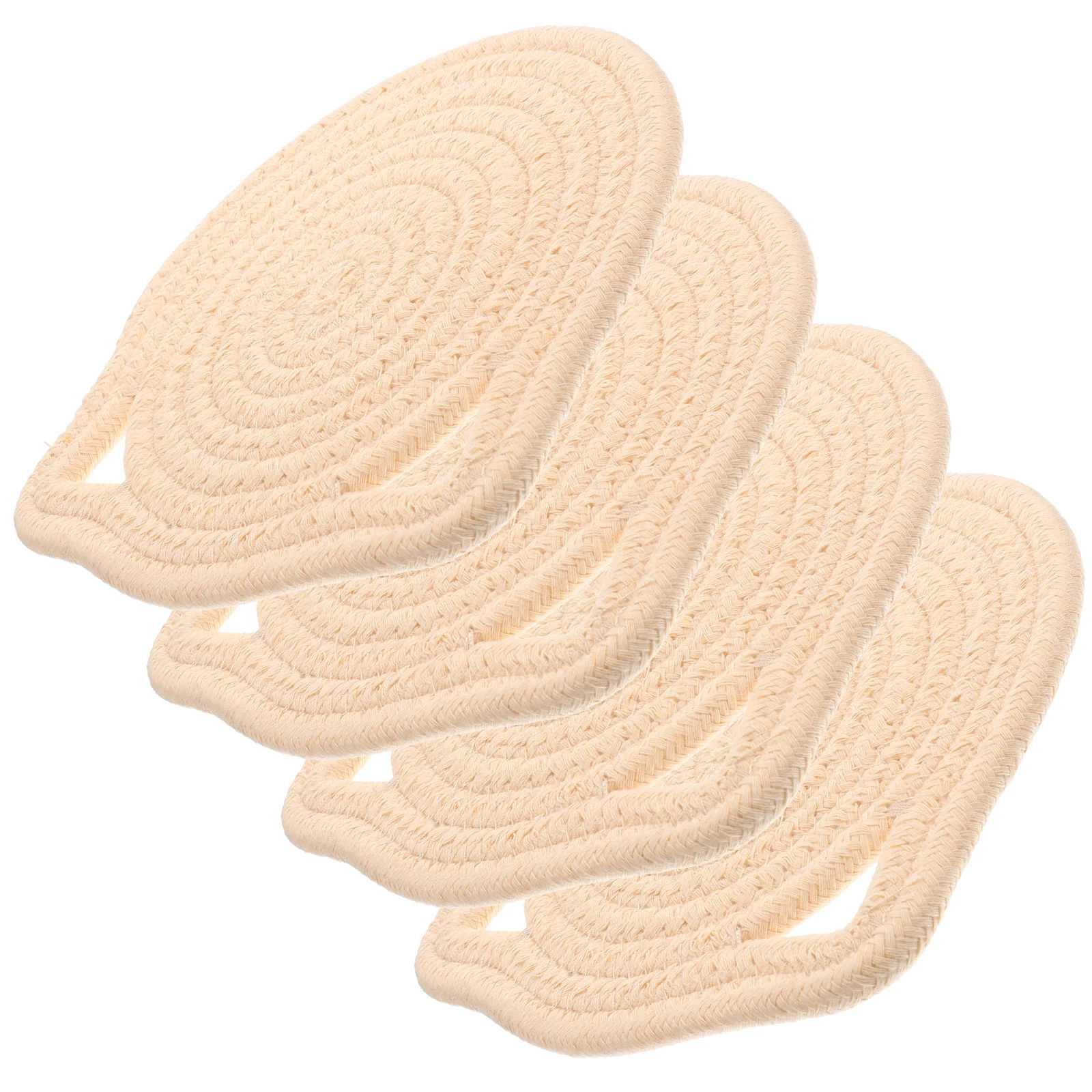 4Pcs Cat Ear Cotton Rope Place Mat Woven Placemat Dining Table Decor Wear Resistant Heat Resistant Coaster Place Mat
4Pcs Cat Ear Cotton Rope Place Mat Woven Placemat Dining Table Decor Wear Resistant Heat Resistant Coaster Place Mat