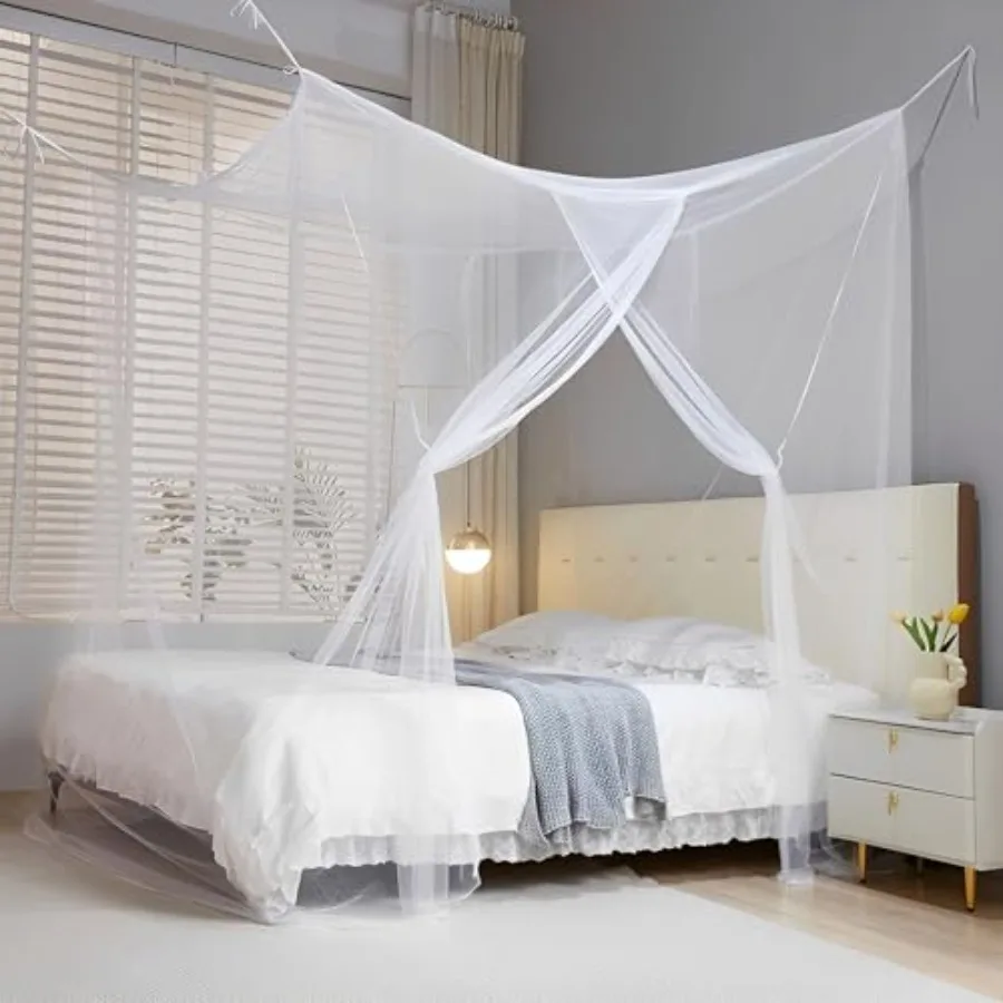 Mosquito Net for Sgle to Kg-Sized Beds, One Side Openg Canopy Nettg Curta Net, Large White Square Curtas for Bed Canopy, Bedroo
Mosquito Net for Sgle to Kg-Sized Beds, One Side Openg Canopy Nettg Curta Net, Large White Square Curtas for Bed Canopy, Bedroo