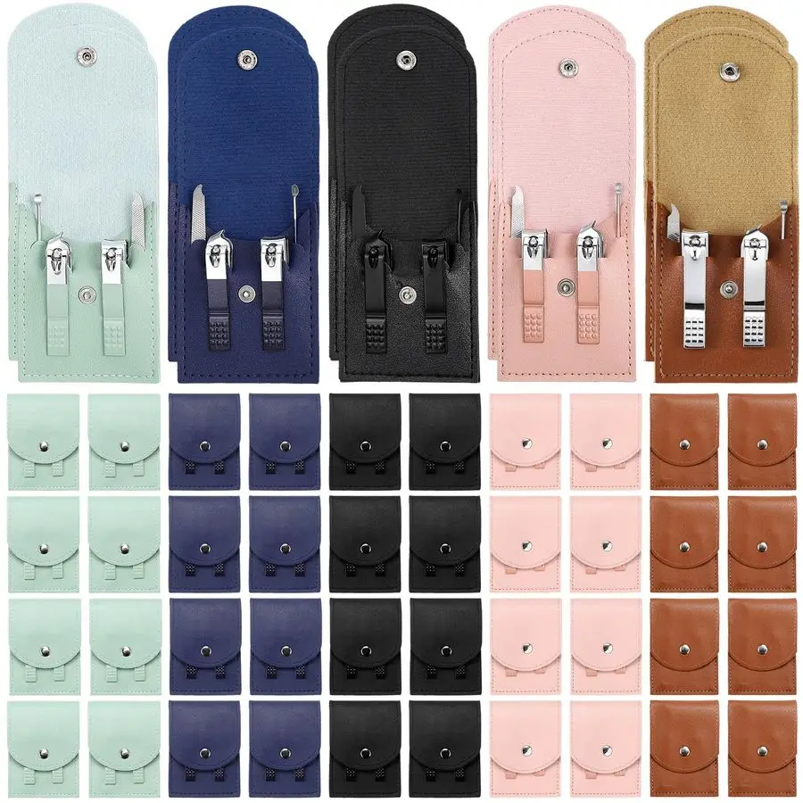 50 Set Travel Manicure Kit Bulk Professional Nail Clippers Pedicure Nail Care Tools Grooming Stainless Steel Set with Portable T
50 Set Travel Manicure Kit Bulk Professional Nail Clippers Pedicure Nail Care Tools Grooming Stainless Steel Set with Portable T