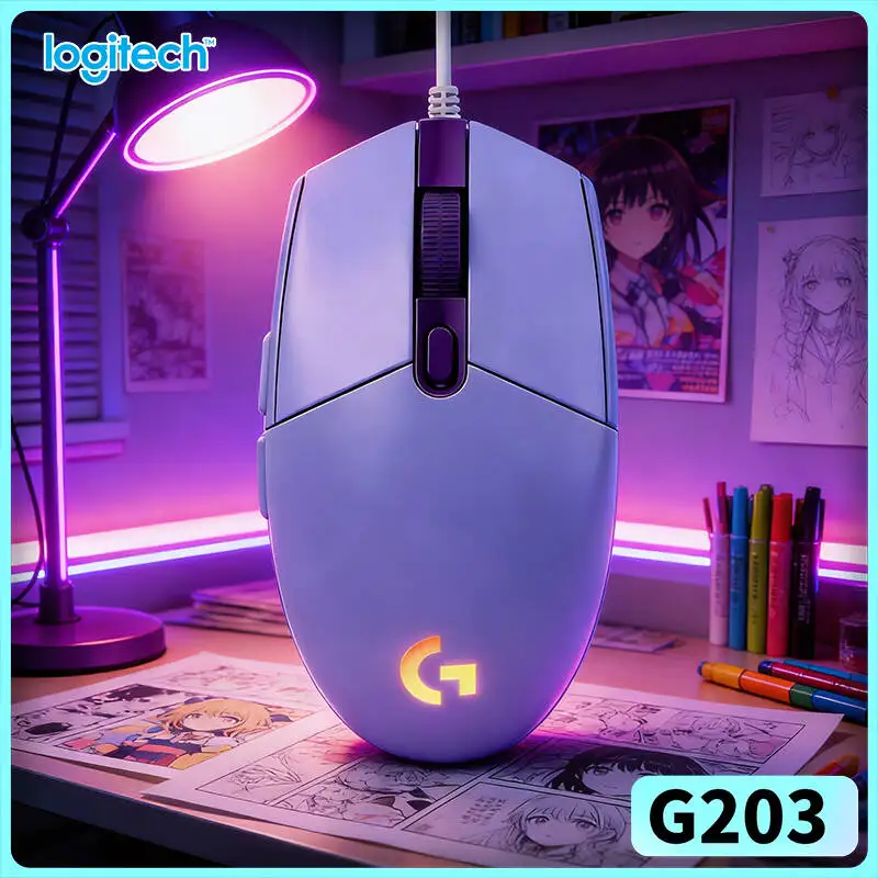 Logitech G203 Wired Gaming Mouse, 6 Custom Buttons, RGB Lighting, High Accuracy Sensor G102/G402/M100R
Logitech G203 Wired Gaming Mouse, 6 Custom Buttons, RGB Lighting, High Accuracy Sensor G102/G402/M100R