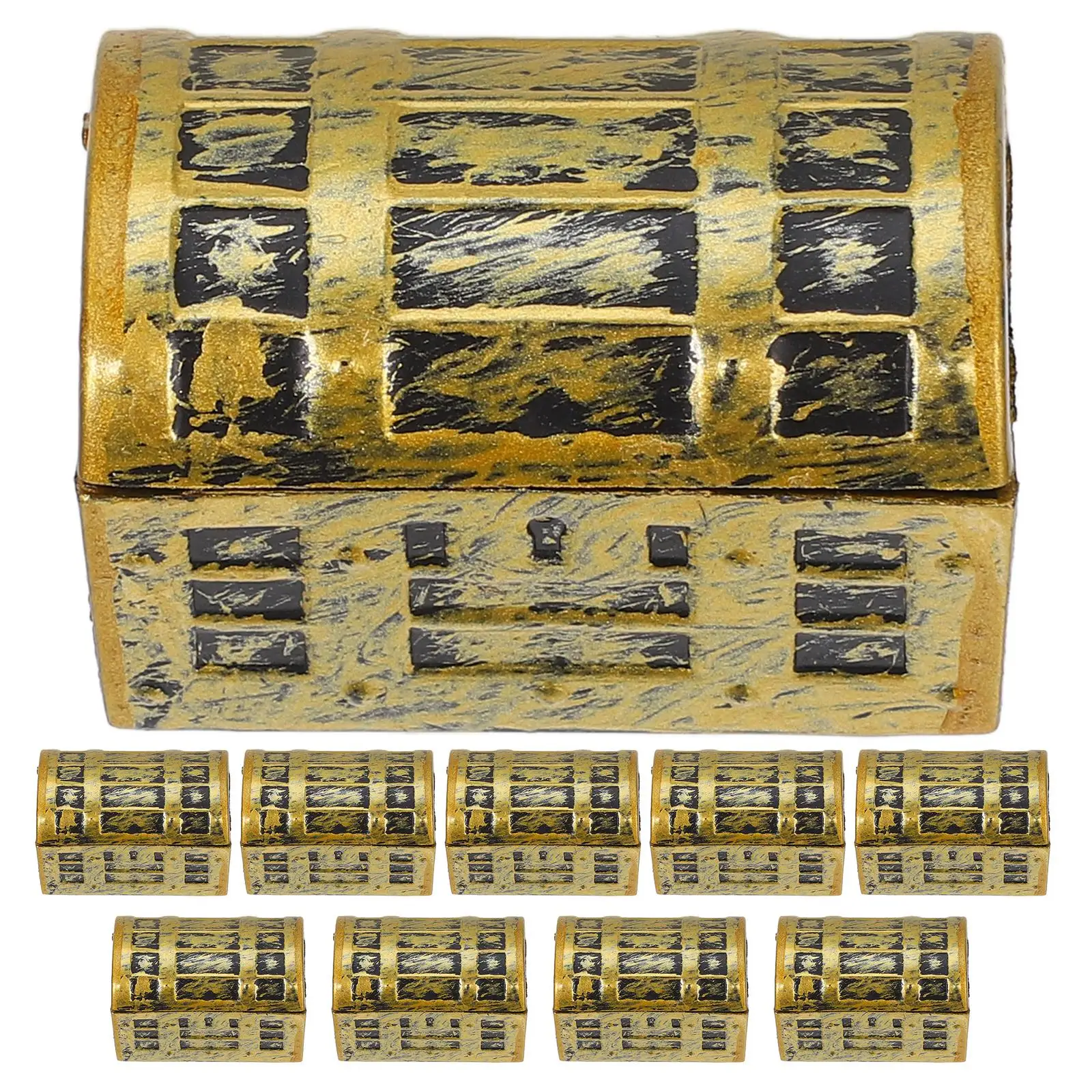 10 Pcs Mini Treasure Chest Party Decoration Toy House Miniature Scene Accessories Office Gifts Desktop Layout Props
10 Pcs Mini Treasure Chest Party Decoration Toy House Miniature Scene Accessories Office Gifts Desktop Layout Props