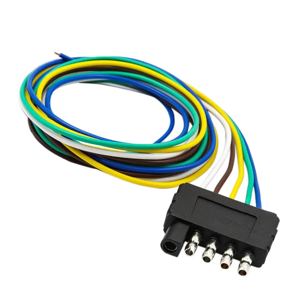 Удлинитель жгута проводов с 5 плоскими фонарями прицепа, 36-дюймовое соединение, США
Удлинитель жгута проводов с 5 плоскими фонарями прицепа, 36-дюймовое соединение, США