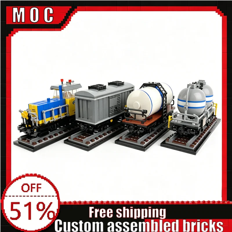 1782PCS Industrial Train City Railway Model Building Block Custom DIY Educational Assembly Toy Creative Birthday Christmas Gifts
1782PCS Industrial Train City Railway Model Building Block Custom DIY Educational Assembly Toy Creative Birthday Christmas Gifts
