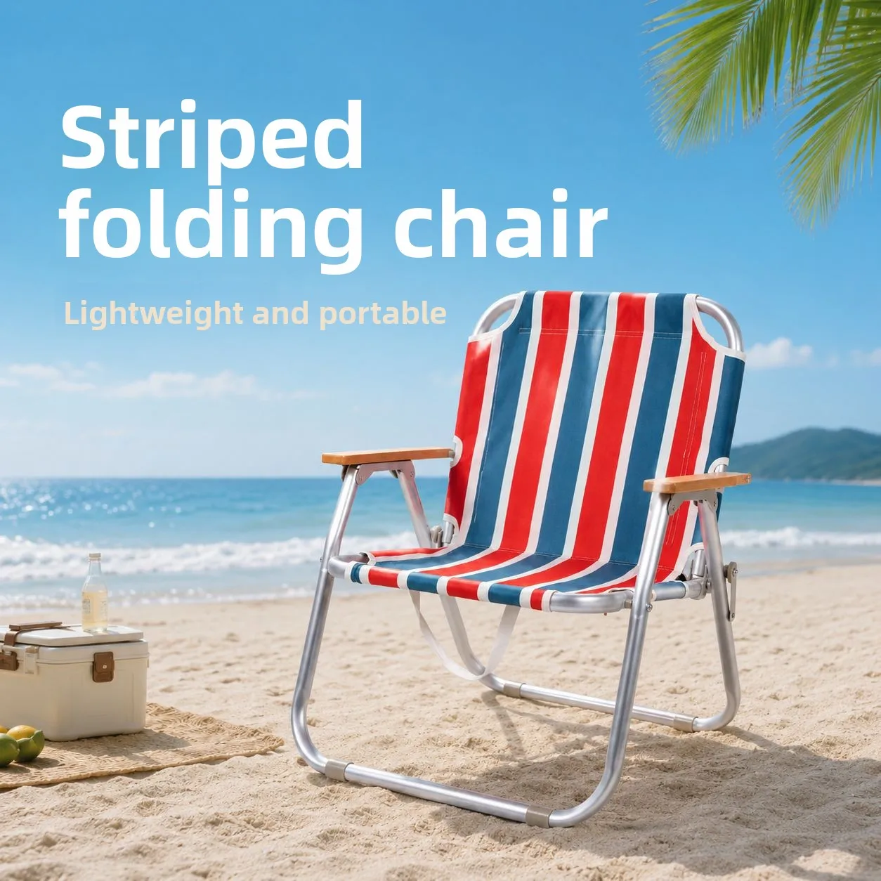 Red and blue striped short outdoor camping equipment supplies folding chair casual multi-functional backrest chair
Red and blue striped short outdoor camping equipment supplies folding chair casual multi-functional backrest chair