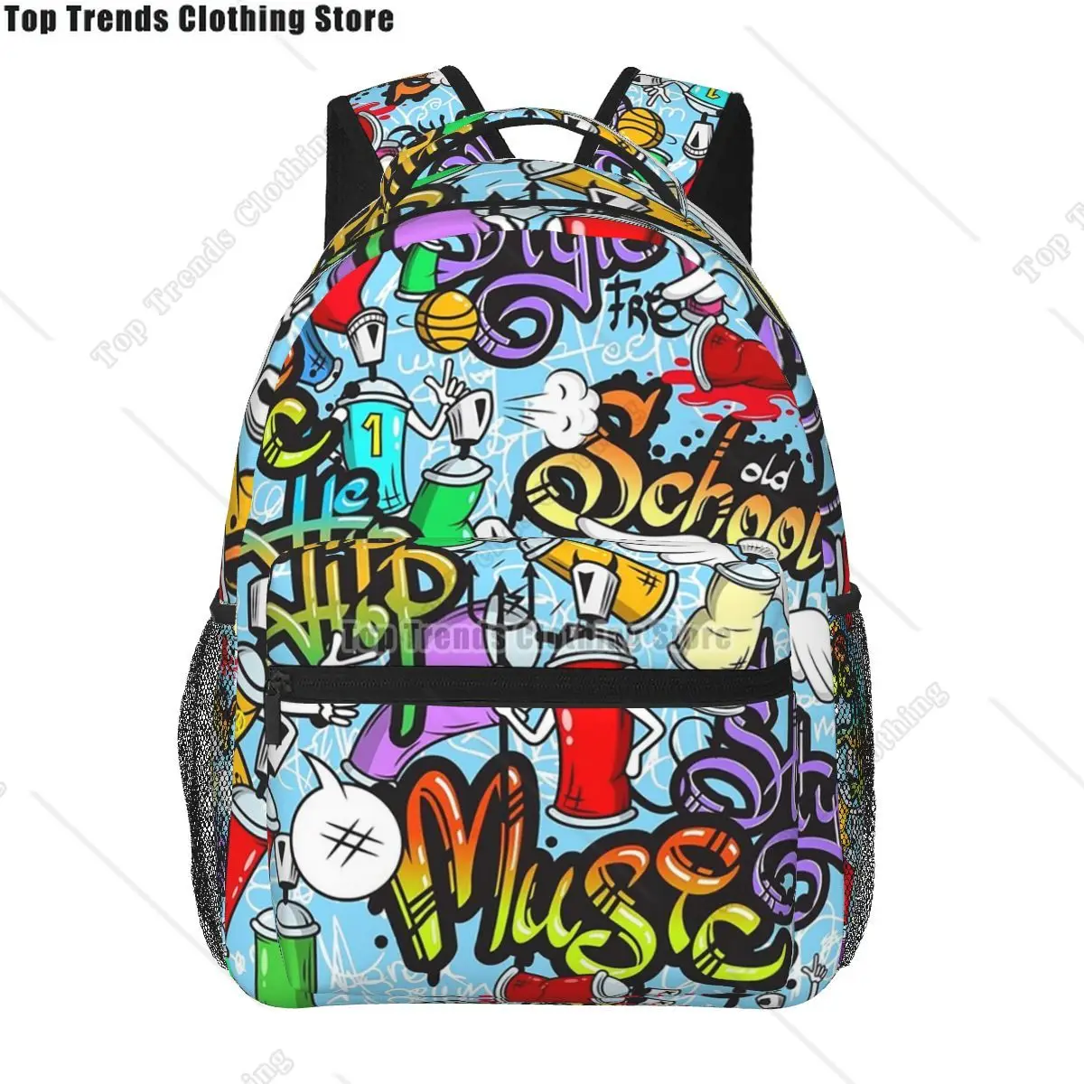 Hip Hop Music Graffiti Backpacks Boys Girls Bookbag Children School Bags Cartoon Laptop Rucksack Shoulder Bag Large Capacity
Hip Hop Music Graffiti Backpacks Boys Girls Bookbag Children School Bags Cartoon Laptop Rucksack Shoulder Bag Large Capacity