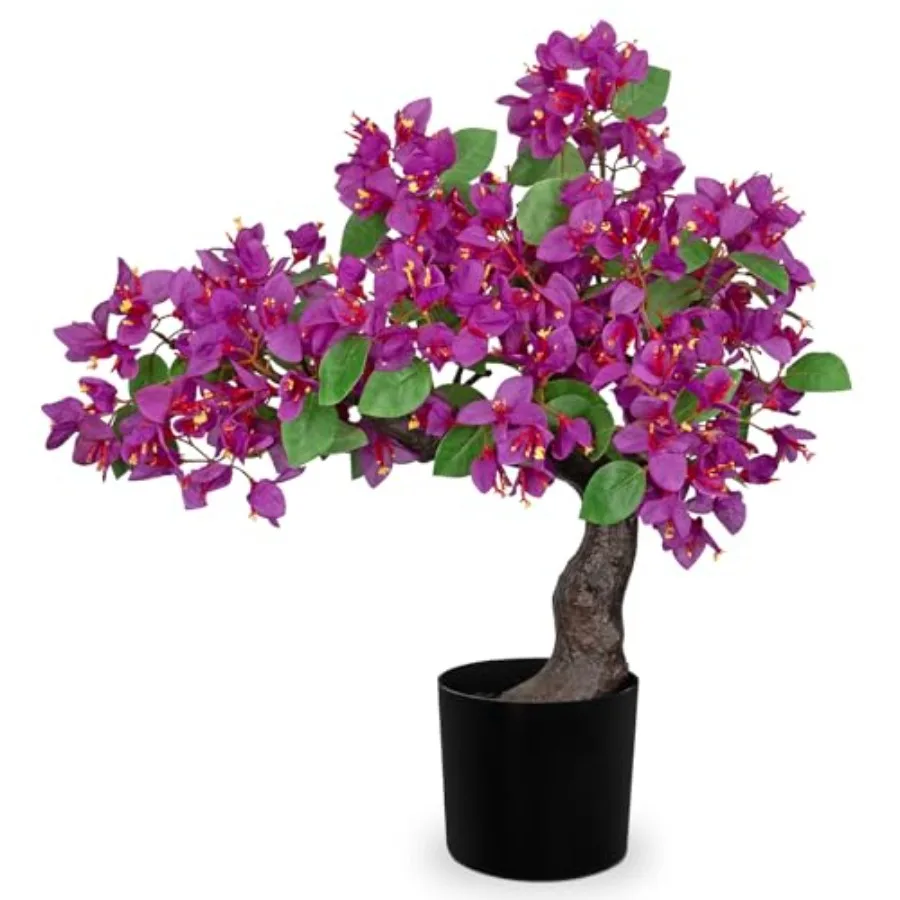Artificial Bougainvillea Flower Plant 20.8" Bougainvillea Bonsai Tree with Black Pot Silk Bougainvillea Floral Centerpiece for
Artificial Bougainvillea Flower Plant 20.8" Bougainvillea Bonsai Tree with Black Pot Silk Bougainvillea Floral Centerpiece for