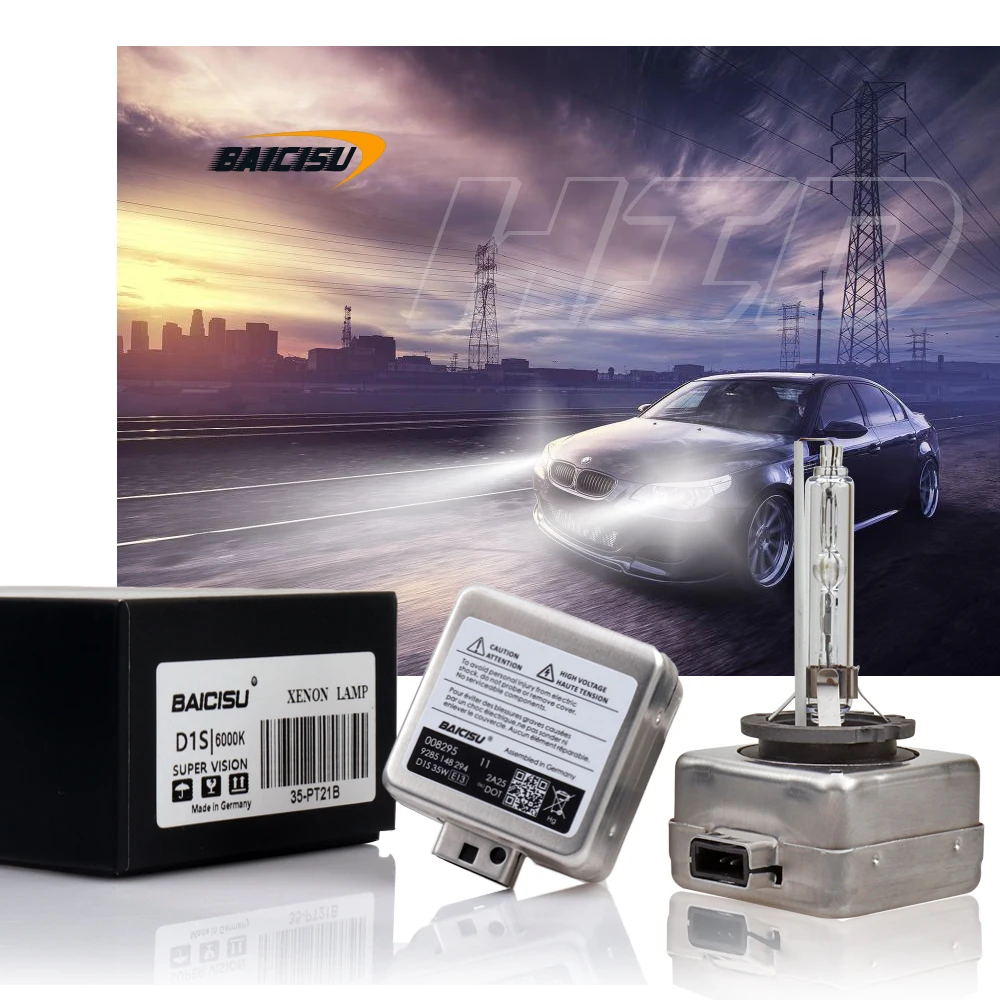 BAICISU 12V 35W D1S D2S D3S D4S HID Xenon Lamp Car Headlight 4300k 5000k 6000k 8000k headlamp light replacement
BAICISU 12V 35W D1S D2S D3S D4S HID Xenon Lamp Car Headlight 4300k 5000k 6000k 8000k headlamp light replacement