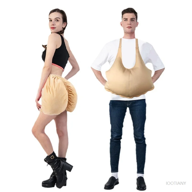 Halloween Adult Men And Women Santa Claus Fake Belly Fake Buttocks Cushion Role Play Old Man Beer Belly Performance Costume 2025
Halloween Adult Men And Women Santa Claus Fake Belly Fake Buttocks Cushion Role Play Old Man Beer Belly Performance Costume 2025