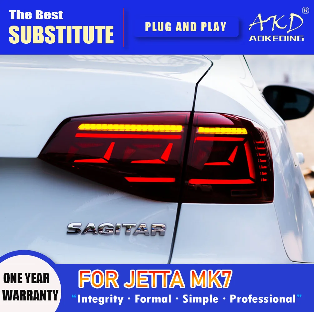 Задний фонарь AKD для VW Jetta, светодиодный задний фонарь 2015-2018 Jetta MK7, задний противотуманный тормозной сигнал поворота, автомобильные аксессуары
Задний фонарь AKD для VW Jetta, светодиодный задний фонарь 2015-2018 Jetta MK7, задний противотуманный тормозной сигнал поворота, автомобильные аксессуары