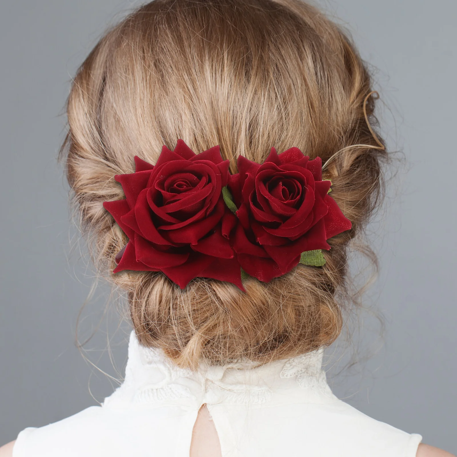 Rose Hair Clip Red Flower for Girls Boho Teasing Comb Floral Pin Decor Headgear
Rose Hair Clip Red Flower for Girls Boho Teasing Comb Floral Pin Decor Headgear