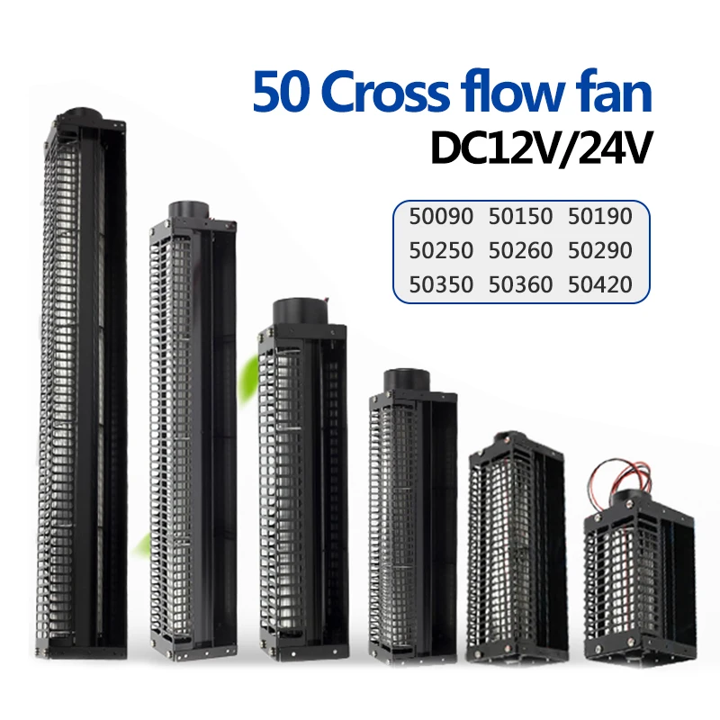 50Cross-flow Fan DC12V/24V Roller Fan Knife Strip Fan Horizontal Exhaust Screen Long strip fan
50Cross-flow Fan DC12V/24V Roller Fan Knife Strip Fan Horizontal Exhaust Screen Long strip fan