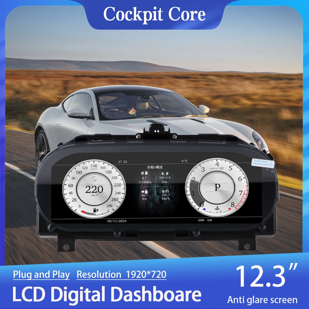 For Jaguar F-TYPE 2013-2020 Carplay LCD Digital Instrument Cluster Speedometer,Dashboard,Gauge,Virtual Cockpit
For Jaguar F-TYPE 2013-2020 Carplay LCD Digital Instrument Cluster Speedometer,Dashboard,Gauge,Virtual Cockpit
