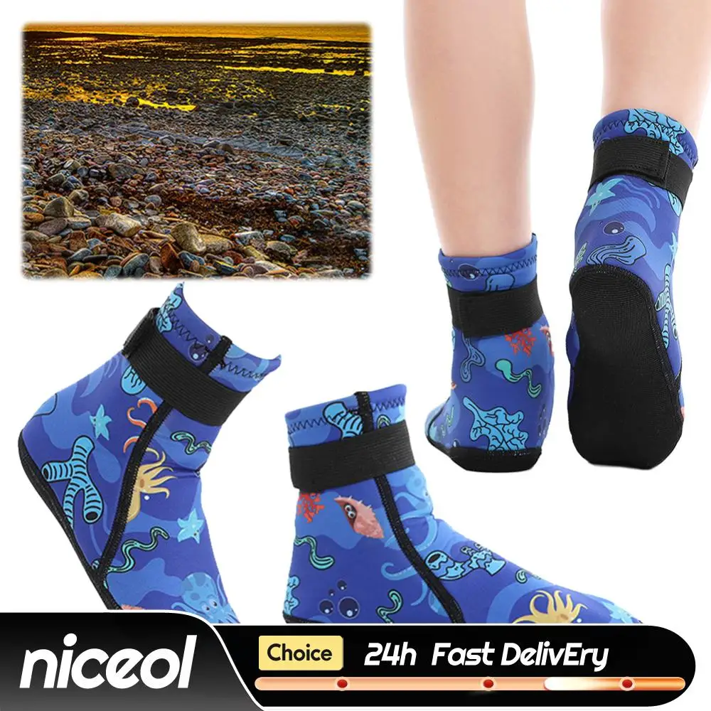Kids Neoprene Water Socks Sand Socks Anti-slip Toddlers Diving Socks Adjustable Snorkeling Boots Keep Warm for Water Sports
Kids Neoprene Water Socks Sand Socks Anti-slip Toddlers Diving Socks Adjustable Snorkeling Boots Keep Warm for Water Sports