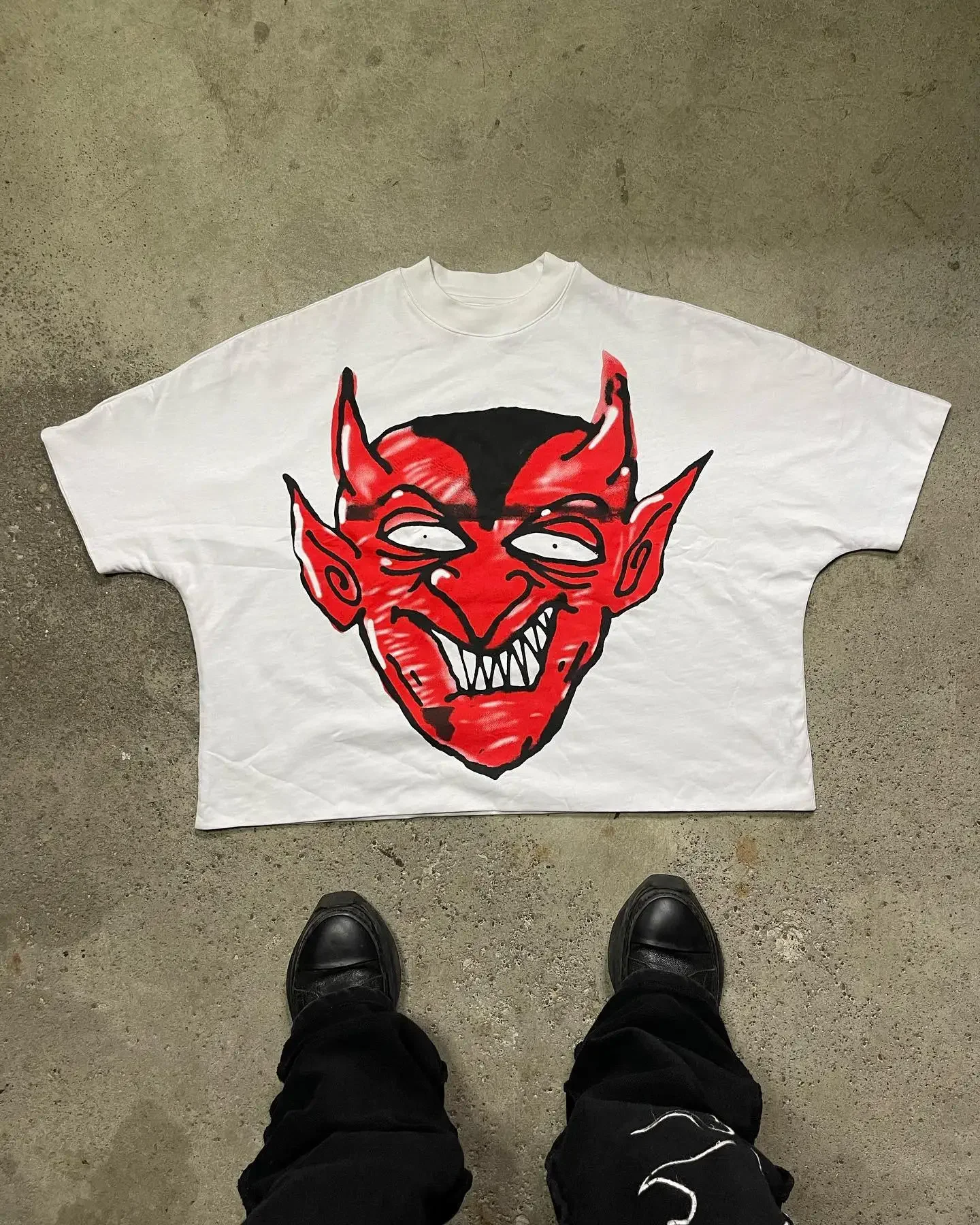 American Ins Street Hip Hop Punk Clothing Short Sleeve Top Harajuku Cartoon Printing Oversized Gothic Cotton Women's T-shirt
American Ins Street Hip Hop Punk Clothing Short Sleeve Top Harajuku Cartoon Printing Oversized Gothic Cotton Women's T-shirt