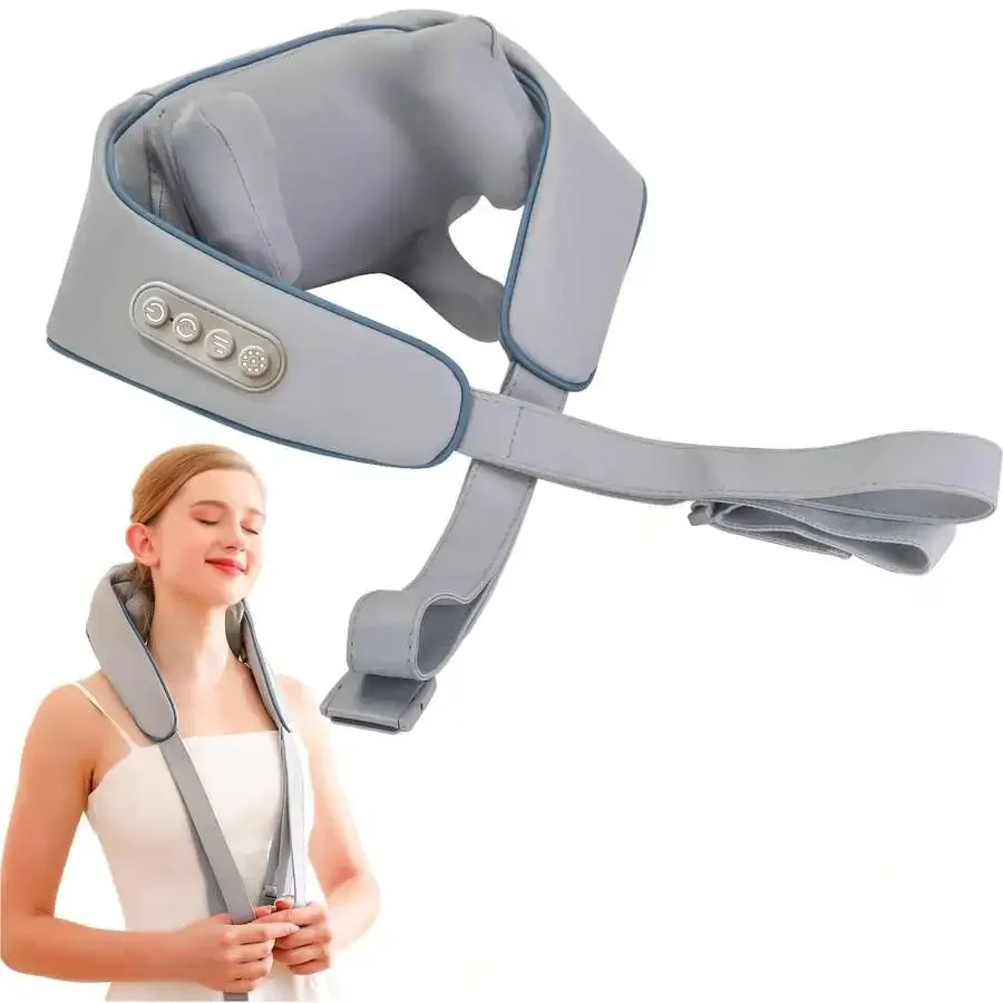 Heated Neck And Shoulder Massager, Finger Pressure Kneading Massager, USB Charging, Gift For Parents
Heated Neck And Shoulder Massager, Finger Pressure Kneading Massager, USB Charging, Gift For Parents