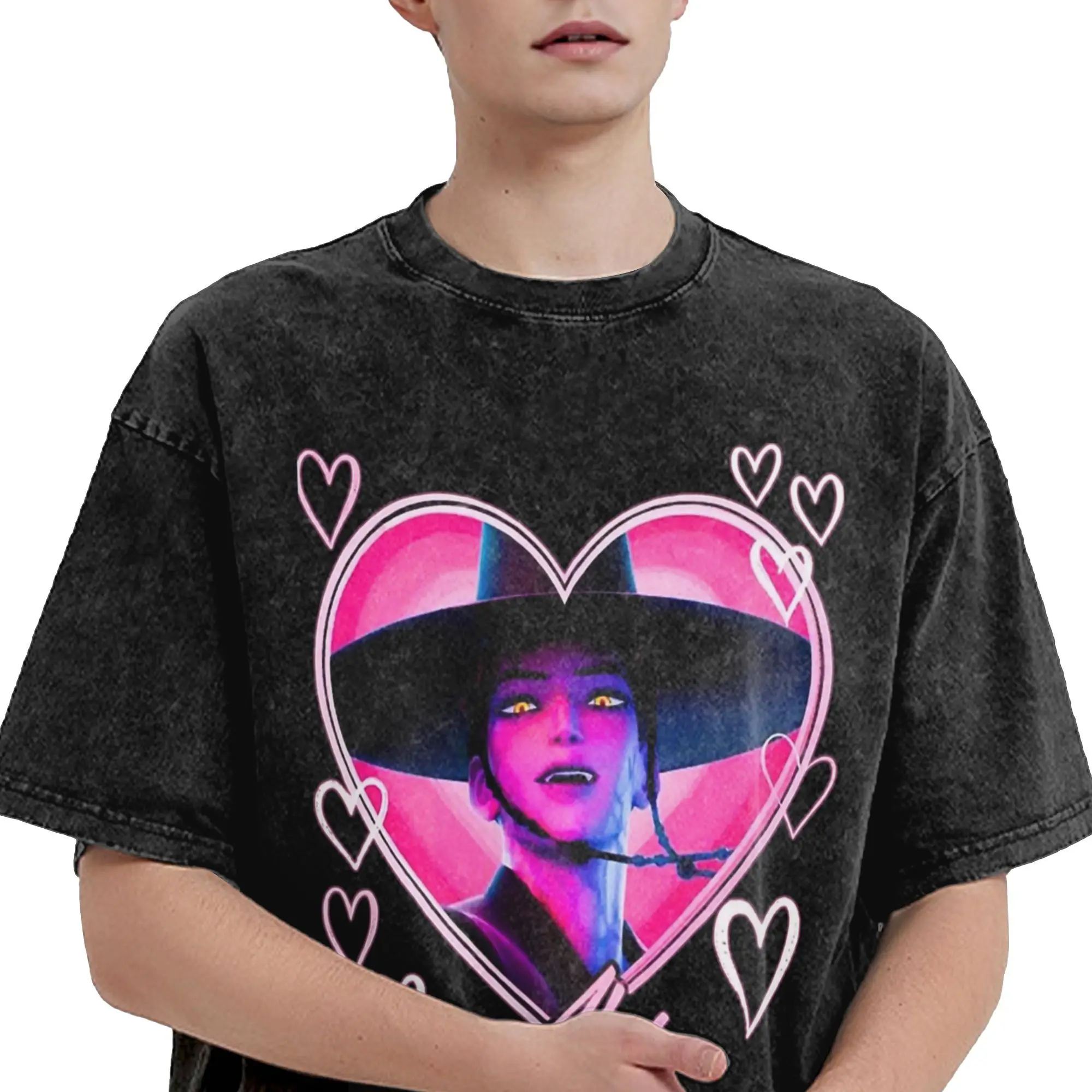 Men Women's T-Shirt Abs Saja Heart Unisex Kpop Demon Hunter Villain Washed T-Shirts Gothic Fantasy Summer Tees Y2K Clothes Gift
Men Women's T-Shirt Abs Saja Heart Unisex Kpop Demon Hunter Villain Washed T-Shirts Gothic Fantasy Summer Tees Y2K Clothes Gift