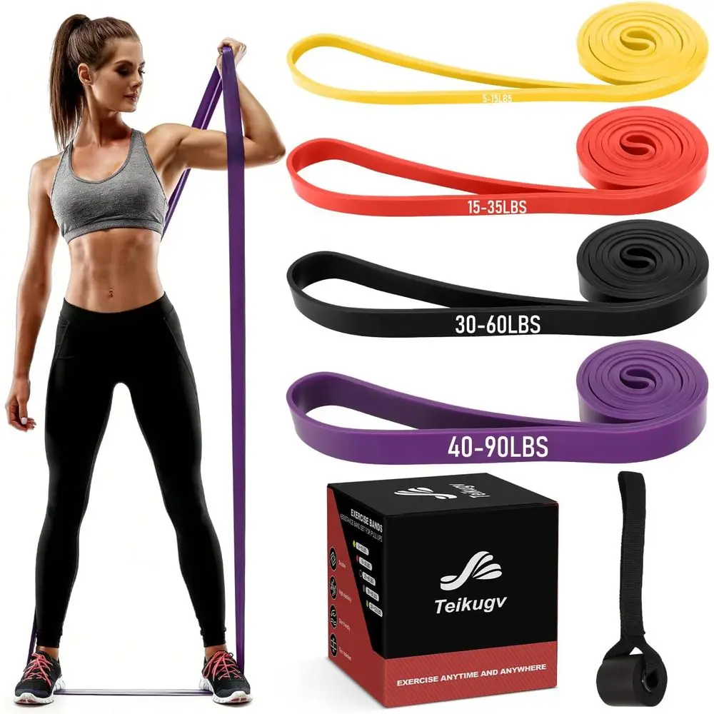 Resistance Bands Set for Full-Body Workouts, Suitable for All Ages and Strengths (5-85lbs)
Resistance Bands Set for Full-Body Workouts, Suitable for All Ages and Strengths (5-85lbs)