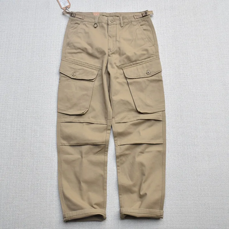 American Retro Casual Multi-pocket Cargo Pants for Autumn/winter Thick 100% Cotton Classic Versatile Trousers for Men
American Retro Casual Multi-pocket Cargo Pants for Autumn/winter Thick 100% Cotton Classic Versatile Trousers for Men