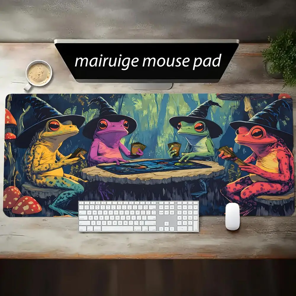 Коврик для мыши Cute Frog Witch Art, большой коврик для компьютерной офисной игровой настольный коврик XXL, резиновый противоскользящий коврик для игровой клавиатуры, длинные настольные коврики
Коврик для мыши Cute Frog Witch Art, большой коврик для компьютерной офисной игровой настольный коврик XXL, резиновый противоскользящий коврик для игровой клавиатуры, длинные настольные коврики