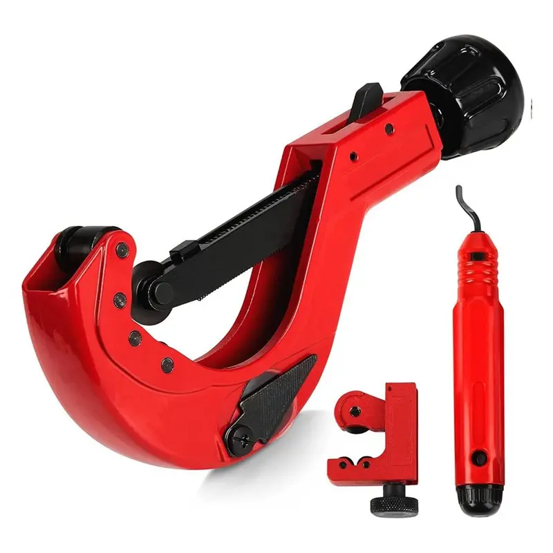 AB66-Tubing Cutter Set With Fast Quick-Adjust For Copper Pipe, PVC, Plastic, Aluminum Mini Tubing Cutter Tool 1/8" To 7/8"
AB66-Tubing Cutter Set With Fast Quick-Adjust For Copper Pipe, PVC, Plastic, Aluminum Mini Tubing Cutter Tool 1/8" To 7/8"