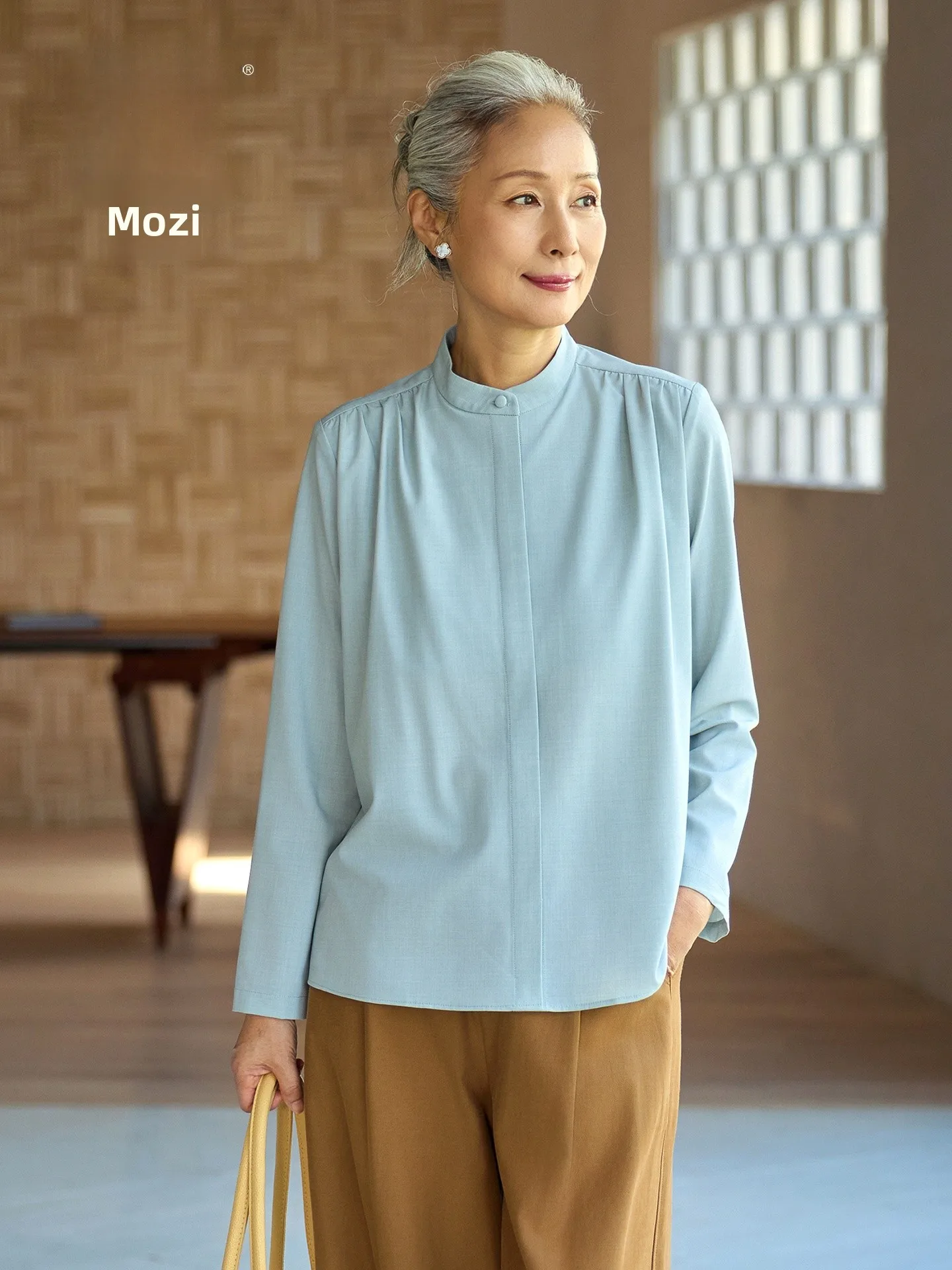 Muzhi Casual Long Sleeve Shirt Coat for Middle-Aged And Elderly Spring Autumn Fashion Standard Loose Fit Button Detail
Muzhi Casual Long Sleeve Shirt Coat for Middle-Aged And Elderly Spring Autumn Fashion Standard Loose Fit Button Detail