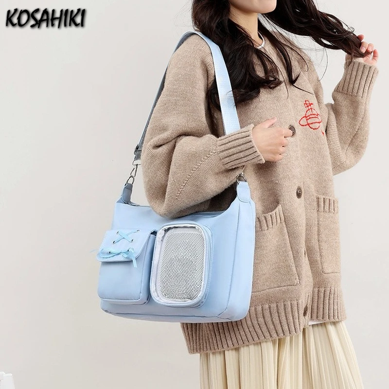 Повседневная прозрачная карманная повязка Ita Bag Y2k, эстетичная модная простая сумка через плечо, универсальные винтажные сумки на плечо для женщин
Повседневная прозрачная карманная повязка Ita Bag Y2k, эстетичная модная простая сумка через плечо, универсальные винтажные сумки на плечо для женщин