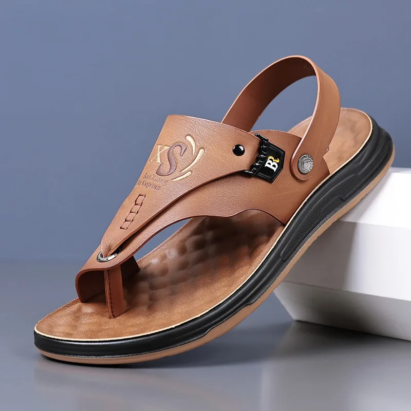 Men's Flip-flops Fashion Casual Leather Sandals Outdoor Comfort Driving Sandals for Men Anti-Slip Flat Sandals Sandalias Hombre
Men's Flip-flops Fashion Casual Leather Sandals Outdoor Comfort Driving Sandals for Men Anti-Slip Flat Sandals Sandalias Hombre
