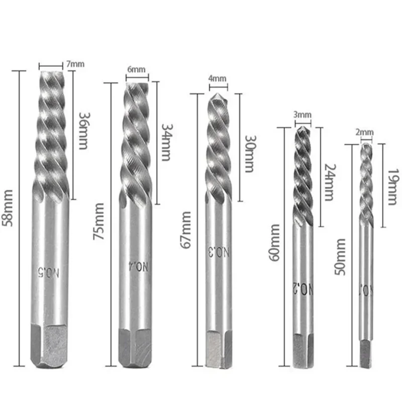 AT19-Набор инструментов для снятия сломанного болта-10 шт. кобальтовые левые сверла и экстракторы из легированной стали в наборе металлического корпуса 
AT19-Набор инструментов для снятия сломанного болта-10 шт. кобальтовые левые сверла и экстракторы из легированной стали в наборе металлического корпуса