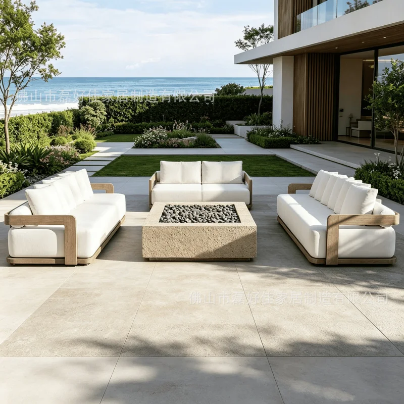 Customized Teak , Waterproof Courtyard Outdoor Lazy Sofa, Hotel Open-Garden Furniture Set
Customized Teak , Waterproof Courtyard Outdoor Lazy Sofa, Hotel Open-Garden Furniture Set