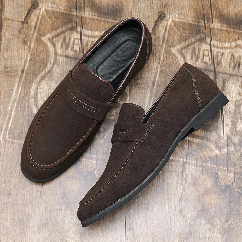 New Fashionable Men Loafers Black Brown Casual Comfortable Breathable Busines Travel Shoes Gentleman Shoes Sizes 38-46 Men Shoes
New Fashionable Men Loafers Black Brown Casual Comfortable Breathable Busines Travel Shoes Gentleman Shoes Sizes 38-46 Men Shoes
