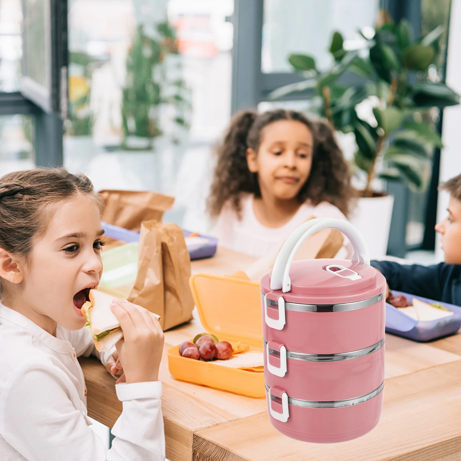 3 Tier Metal Bento Lunch Box Portable Stainless Steel Food Container Seal for School Office Outdoor Use
3 Tier Metal Bento Lunch Box Portable Stainless Steel Food Container Seal for School Office Outdoor Use