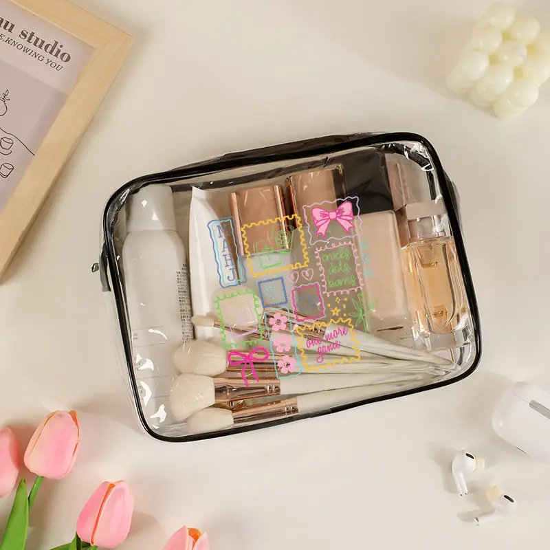 Pvc Transparent Travel Storage Bag with Zipper Maximalist Mahjong Player Cosmetics Toiletries Mahjong Club Game Lover Bags
Pvc Transparent Travel Storage Bag with Zipper Maximalist Mahjong Player Cosmetics Toiletries Mahjong Club Game Lover Bags