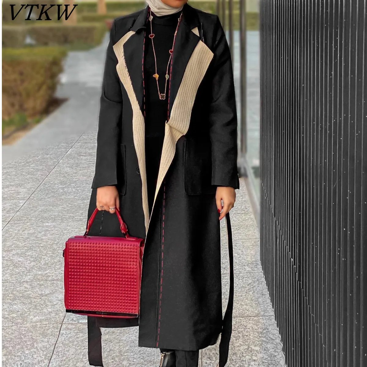 VTKW Patchwork Two-color Long Style Design-inspired 2025 Spring New Women's Blazer - High-quality Versatile Windbreaker Jacket
VTKW Patchwork Two-color Long Style Design-inspired 2025 Spring New Women's Blazer - High-quality Versatile Windbreaker Jacket