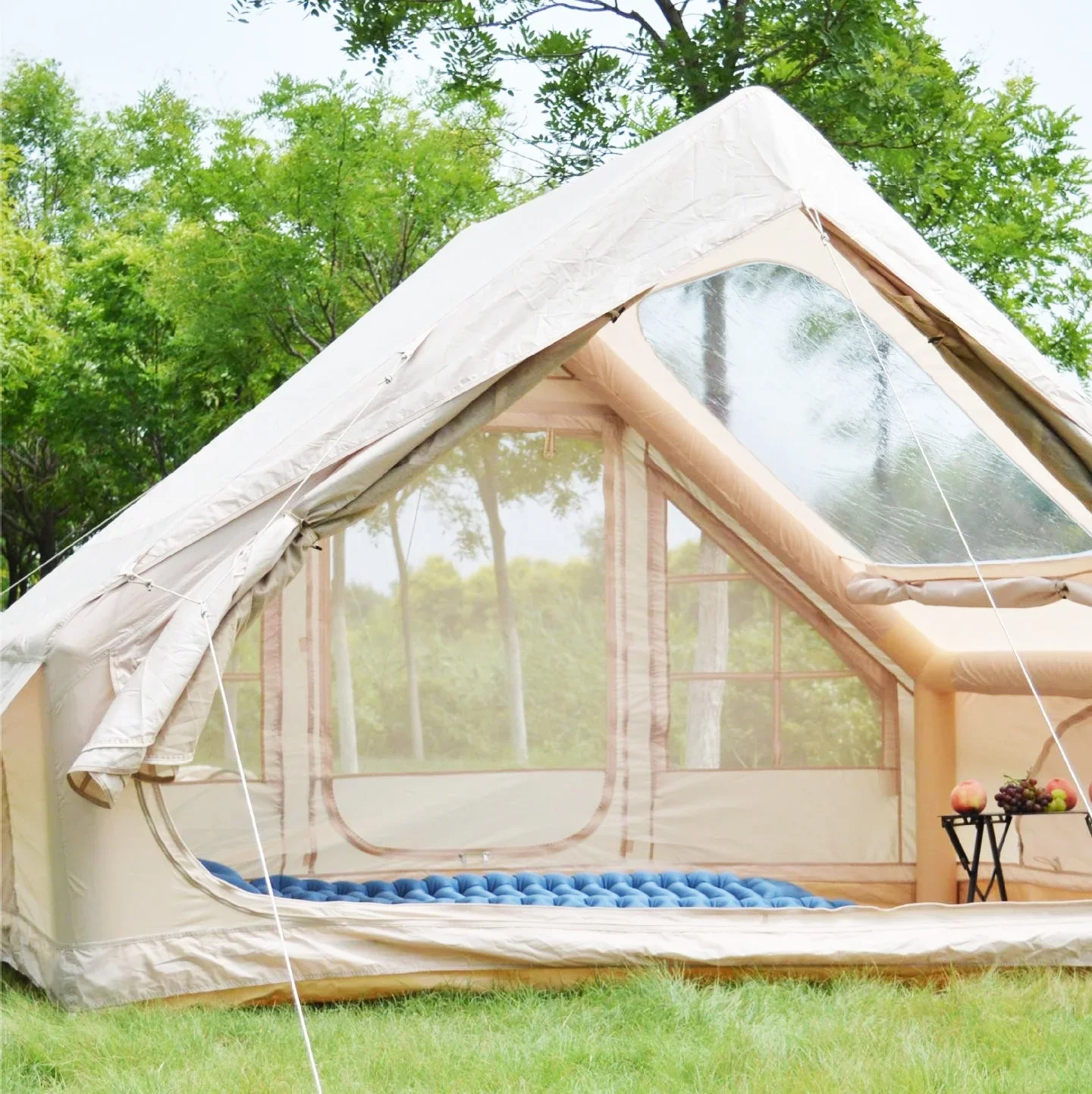6.3sqm 300D Oxford Cloth PVC Tube 3-4 People Inflatable Air Tent for Camping and Parties
6.3sqm 300D Oxford Cloth PVC Tube 3-4 People Inflatable Air Tent for Camping and Parties