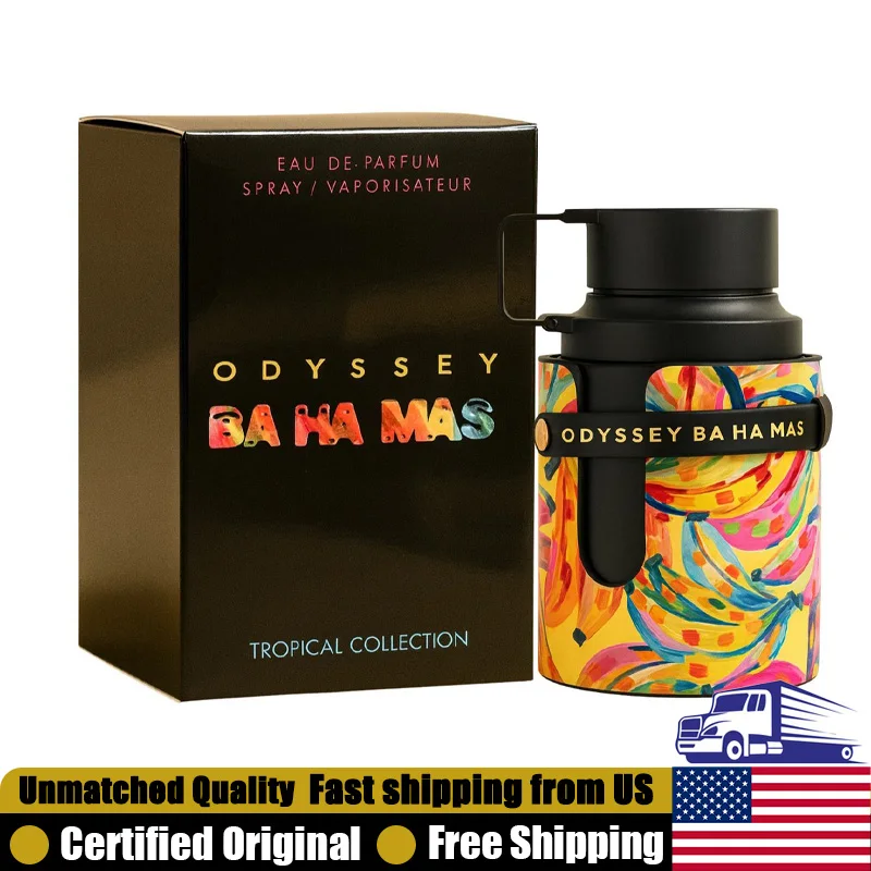 Armaf Odyssey BA HA MAS Eau de Parfum Spray 3.4 Oz Premium Arabian Perfumes Lasting Aromatic Aquatic Fresh Unisex Perfume 100 ML
Armaf Odyssey BA HA MAS Eau de Parfum Spray 3.4 Oz Premium Arabian Perfumes Lasting Aromatic Aquatic Fresh Unisex Perfume 100 ML