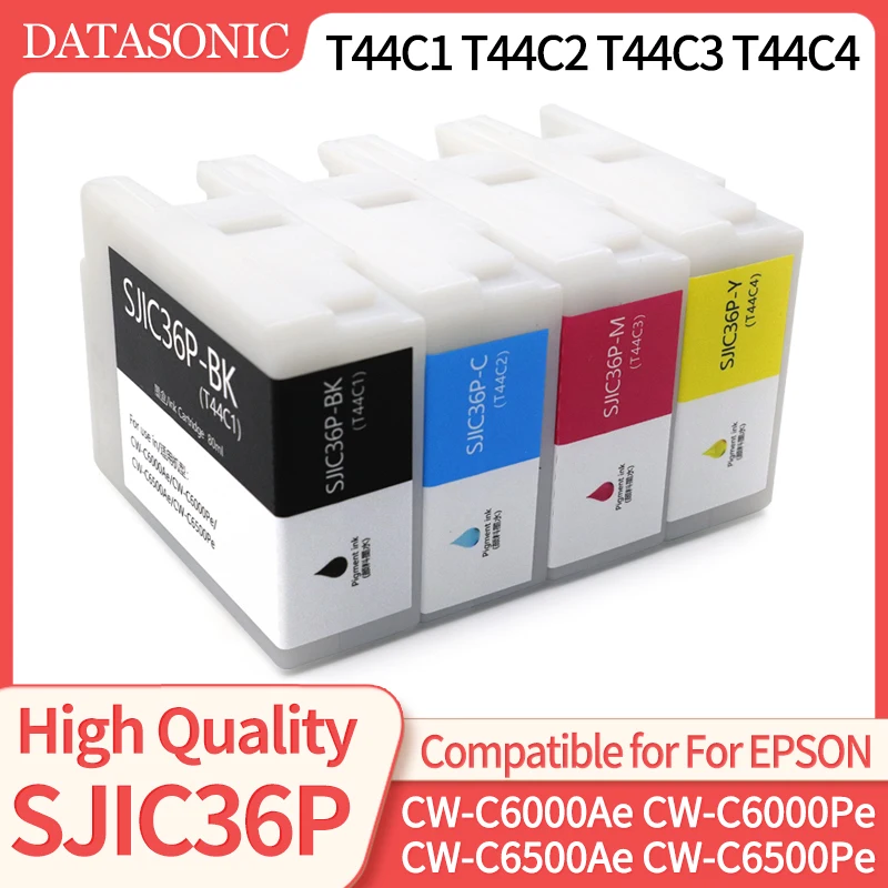 Новый картридж 80 мл T44C1 SJIC36P 36P, совместимый с принтером EPSON CW-C6000Ae CW-C6000Pe CW-C6500Ae CW-C6500Pe с чипом
Новый картридж 80 мл T44C1 SJIC36P 36P, совместимый с принтером EPSON CW-C6000Ae CW-C6000Pe CW-C6500Ae CW-C6500Pe с чипом