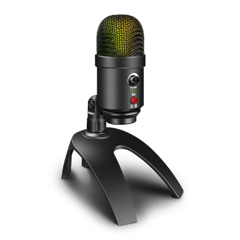Condenser Microphone USB Mic Professional Computer Gaming Mic with Shock Mount for Interview Chat Live Broadcasting
Condenser Microphone USB Mic Professional Computer Gaming Mic with Shock Mount for Interview Chat Live Broadcasting