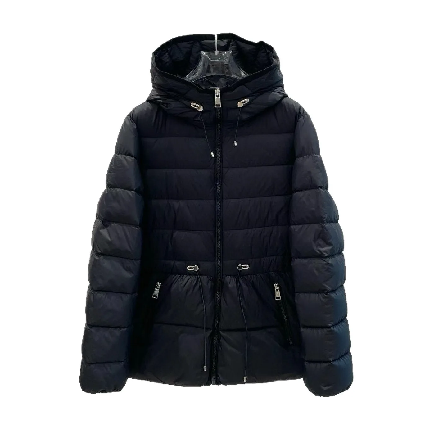 Autumn and Winter New Women's Down Jacket Slim Fit Hooded Tied White Duck Down Jacket
Autumn and Winter New Women's Down Jacket Slim Fit Hooded Tied White Duck Down Jacket