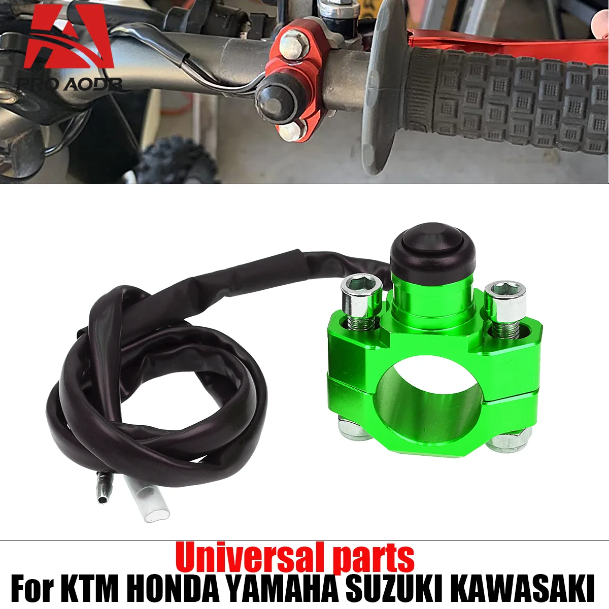 For Yamaha Kawasaki KTM Honda CRF250 CRF450 CNC Motorcycle Universal Engine Stop Start Kill Switch Momentary Push Button Switch
For Yamaha Kawasaki KTM Honda CRF250 CRF450 CNC Motorcycle Universal Engine Stop Start Kill Switch Momentary Push Button Switch