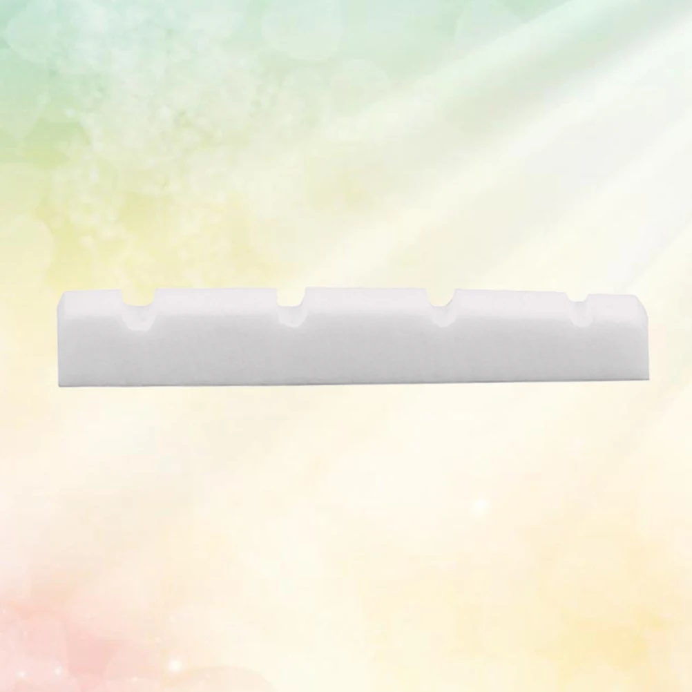 Musical Bass Guitar Nut Replacement Natural Bone Pre-Slotted Lightweight Compact Tonal Enhancement Easy Install for Acoustic
Musical Bass Guitar Nut Replacement Natural Bone Pre-Slotted Lightweight Compact Tonal Enhancement Easy Install for Acoustic