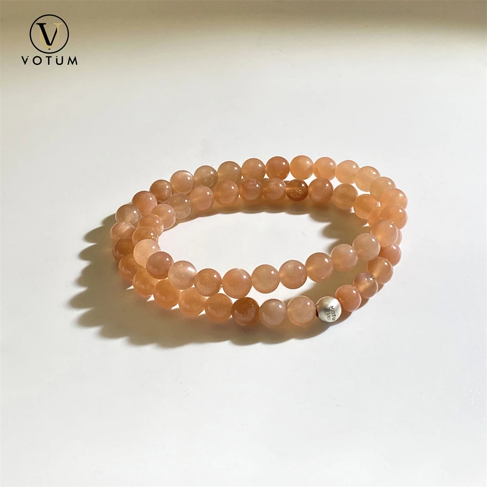 Votum Natural Orange Peach Moonstone Bracelet for Women Lady New Moon Energy Crystal Emotional Healing Luck Yoga Gift Bracelets
Votum Natural Orange Peach Moonstone Bracelet for Women Lady New Moon Energy Crystal Emotional Healing Luck Yoga Gift Bracelets