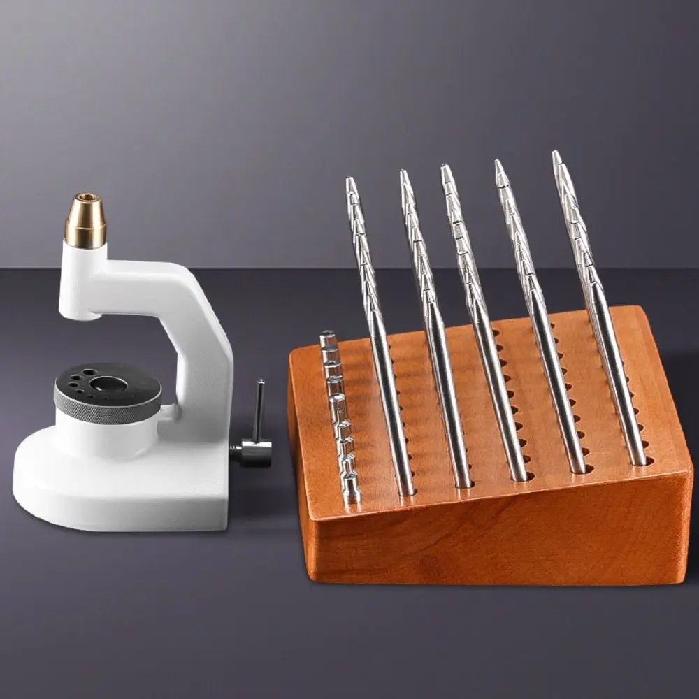 Precision Watch Repair Staking Tool Light Weight Corrosion Resistance Jewelling Punching Kit Wear Resistance Ergonomic
Precision Watch Repair Staking Tool Light Weight Corrosion Resistance Jewelling Punching Kit Wear Resistance Ergonomic