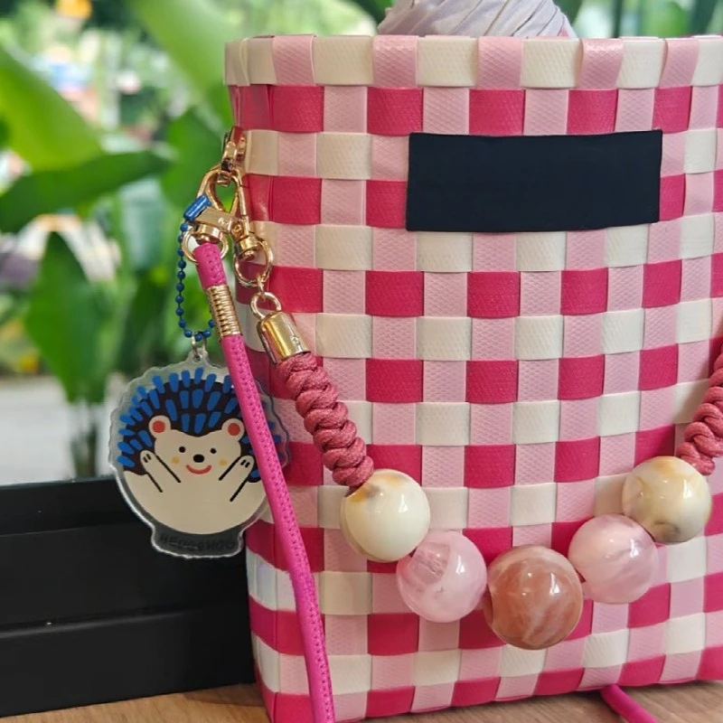 New Niche Hand-woven Lanyard Hand Strap Wrist Woven Lanyard String Beads Bags Pendants Versatile Personality Bag Accessories
New Niche Hand-woven Lanyard Hand Strap Wrist Woven Lanyard String Beads Bags Pendants Versatile Personality Bag Accessories