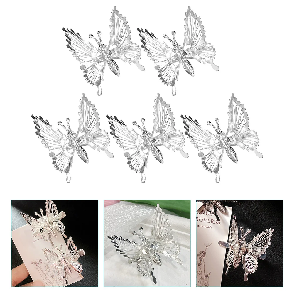 5 Pcs Women Hair Accessory Hairpin Tie Girls Clips Iron Butterflies Accessories Butterfly
5 Pcs Women Hair Accessory Hairpin Tie Girls Clips Iron Butterflies Accessories Butterfly