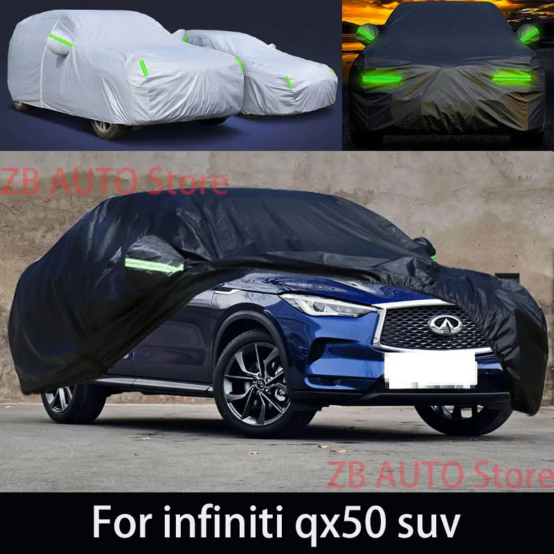 For infiniti qx50 suv Outdoor Protection Full Car Covers Snow Cover Sunshade Waterproof Dustproof Exterior Car accessories
For infiniti qx50 suv Outdoor Protection Full Car Covers Snow Cover Sunshade Waterproof Dustproof Exterior Car accessories
