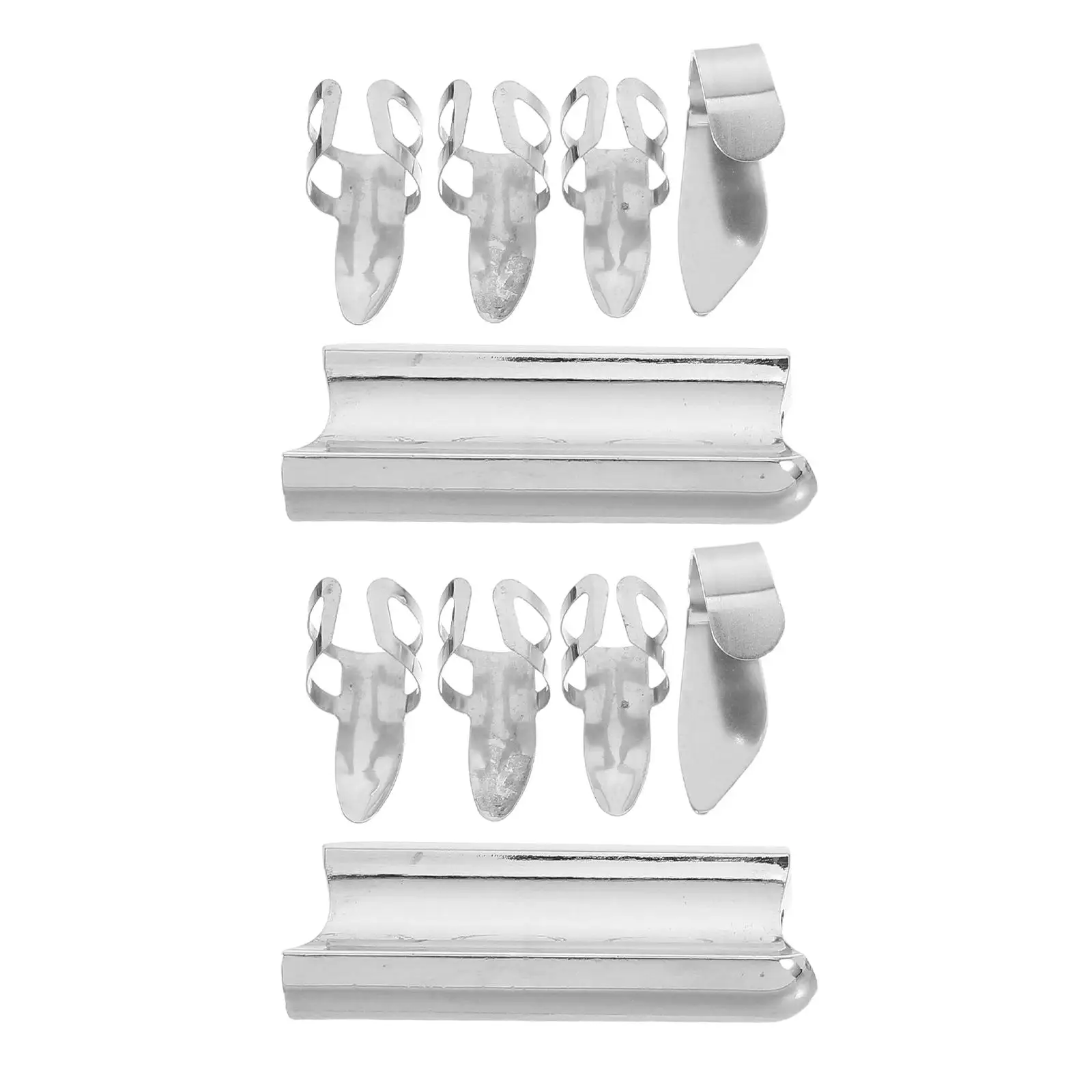 10 Pcs Guitar Slide Finger Cots Accesories Adjustable Silver Nickel Alloy Copper
10 Pcs Guitar Slide Finger Cots Accesories Adjustable Silver Nickel Alloy Copper