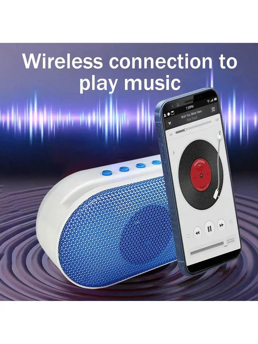 Compact Bluetooth 5.0 Speaker With Adjustable LED Lighting, FM/USB Support, Built-In Stand, And Lanyard For Outdoor, Car, Or
Compact Bluetooth 5.0 Speaker With Adjustable LED Lighting, FM/USB Support, Built-In Stand, And Lanyard For Outdoor, Car, Or